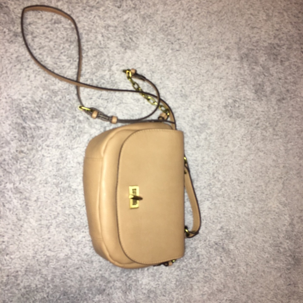 Tan Faux Leather Purse